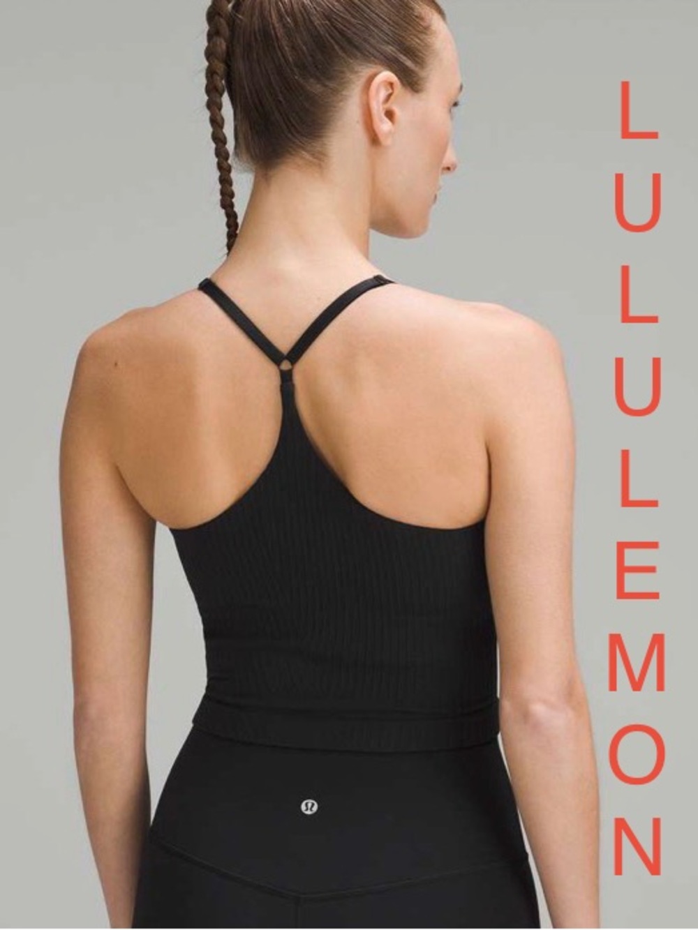 Lululemon | “Strappy Seamless Yoga Shelf Tank” - Size 8